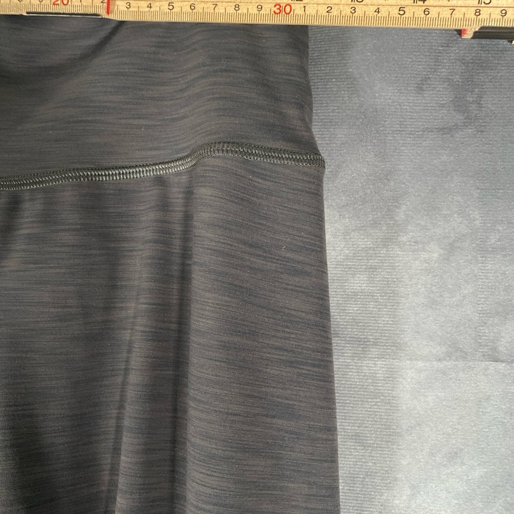 Lululemon‎ Wunder Train High Rise Crop 23” Graphite Gray Womens 8 - Picture 2 of 8